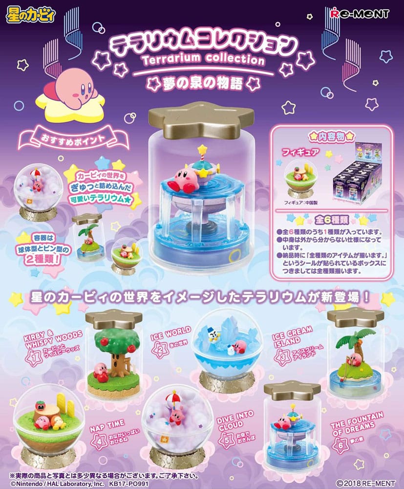 Kirby Minifiguren 6 cm Terrarium Collection Display (6)