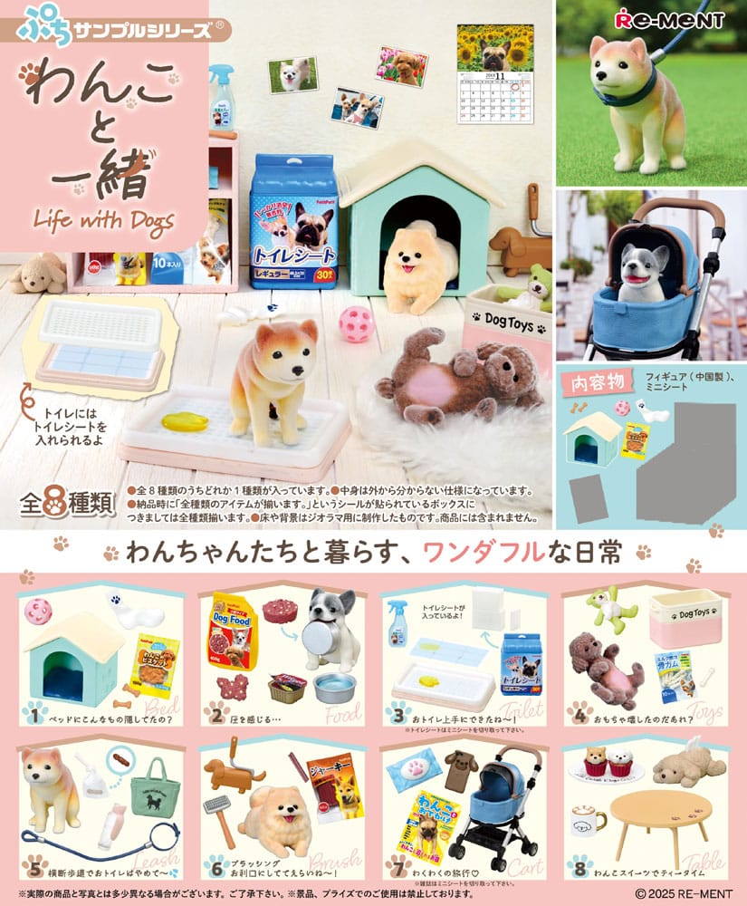 Life with Dogs Minifiguren Display (8)  