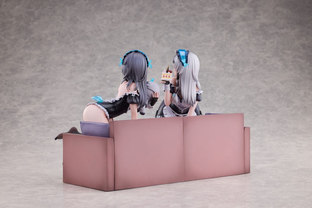 Snowbreak Containment Zone PVC Statuen 2er-Pack 1/6 Cherno & Meursault Apprentice Maid Ver. Deluxe Edition 19 cm