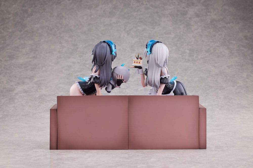 Snowbreak Containment Zone PVC Statuen 2er-Pack 1/6 Cherno & Meursault Apprentice Maid Ver. Deluxe Edition 19 cm