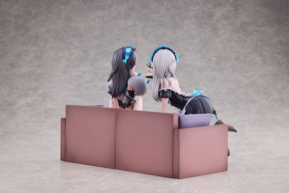 Snowbreak Containment Zone PVC Statuen 2er-Pack 1/6 Cherno & Meursault Apprentice Maid Ver. Deluxe Edition 19 cm