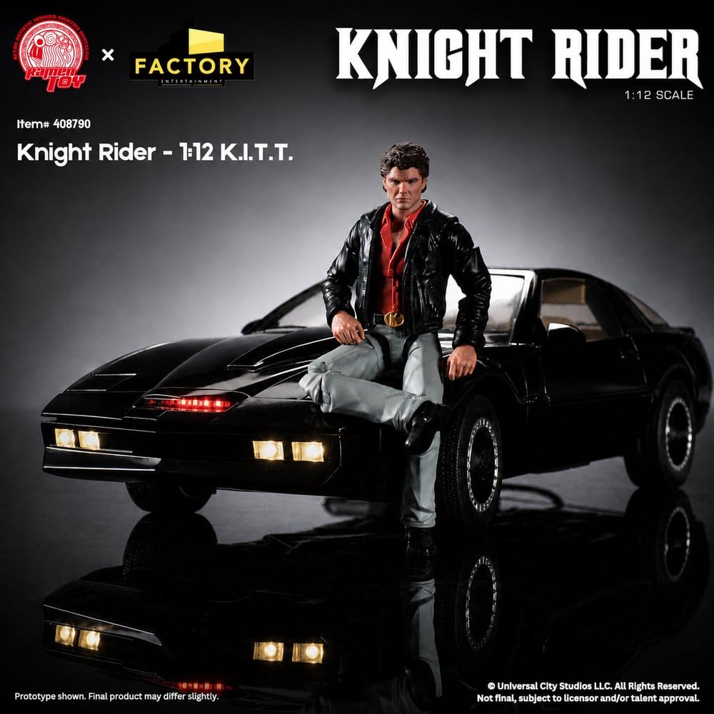 Knight Rider Actionfigur 1/12 K.I.T.T. mit Michael Knight