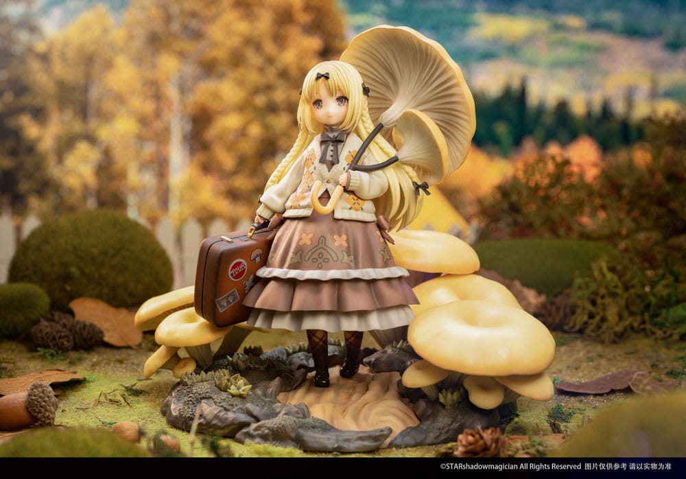 The Mushroom Girls PVC Statue 1/1 Serie No.3 Pleurotus Citrinopileatus 24 cm   