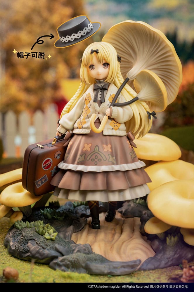 The Mushroom Girls PVC Statue 1/1 Serie No.3 Pleurotus Citrinopileatus 24 cm   