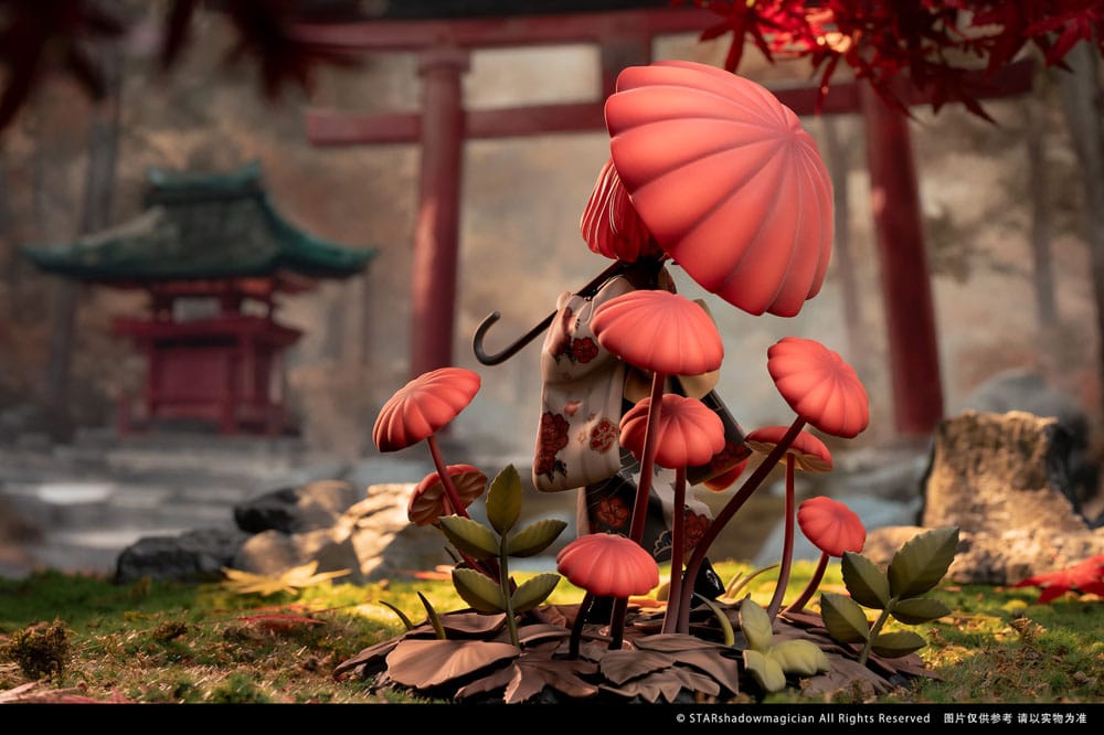 The Mushroom Girls PVC Statue 1/1 No.6 Marasmius Haematocephalus 23 cm