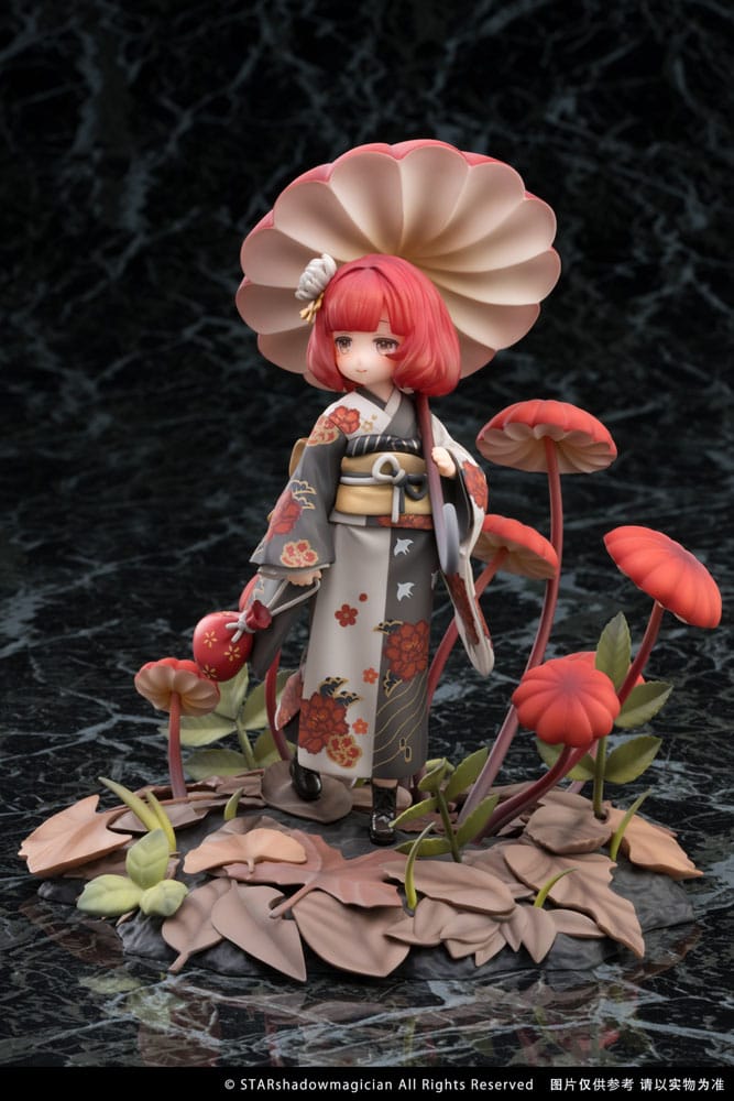 The Mushroom Girls PVC Statue 1/1 No.6 Marasmius Haematocephalus 23 cm