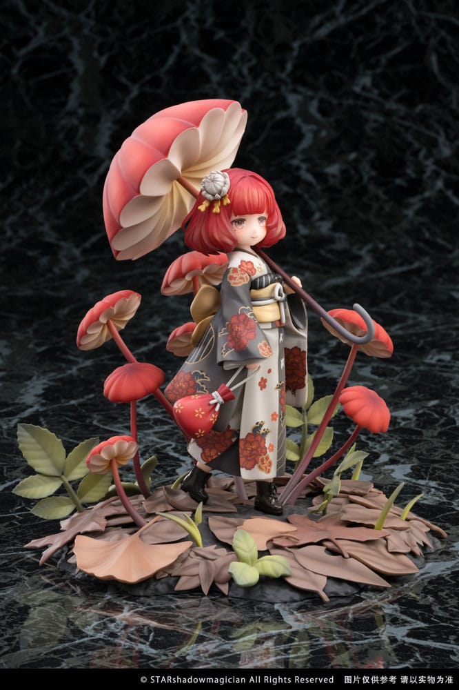 The Mushroom Girls PVC Statue 1/1 No.6 Marasmius Haematocephalus 23 cm