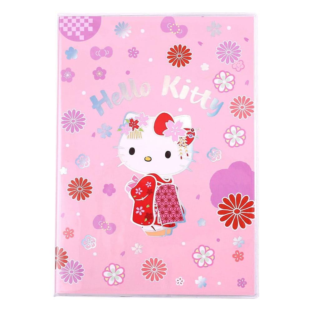 Sanrio Notizbuch Hello Kitty Kimono Holographic Checkered 