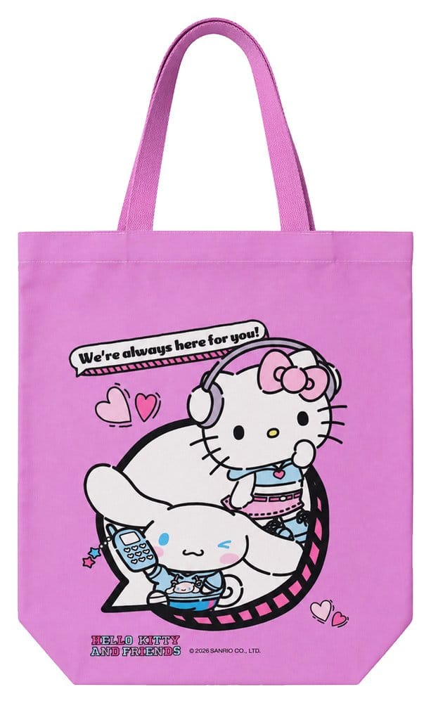 Sanrio Tragetasche Hello Kitty & Friends Pop Style 34.5 x 43 cm