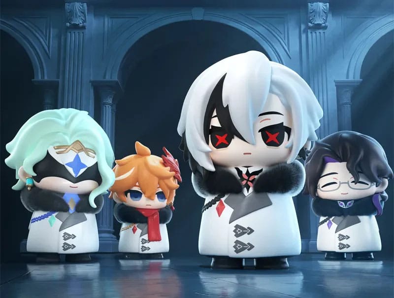 Genshin Impact Minifiguren Fatui Harbingers Chibi Design 7 cm Blind Box Display (9)           