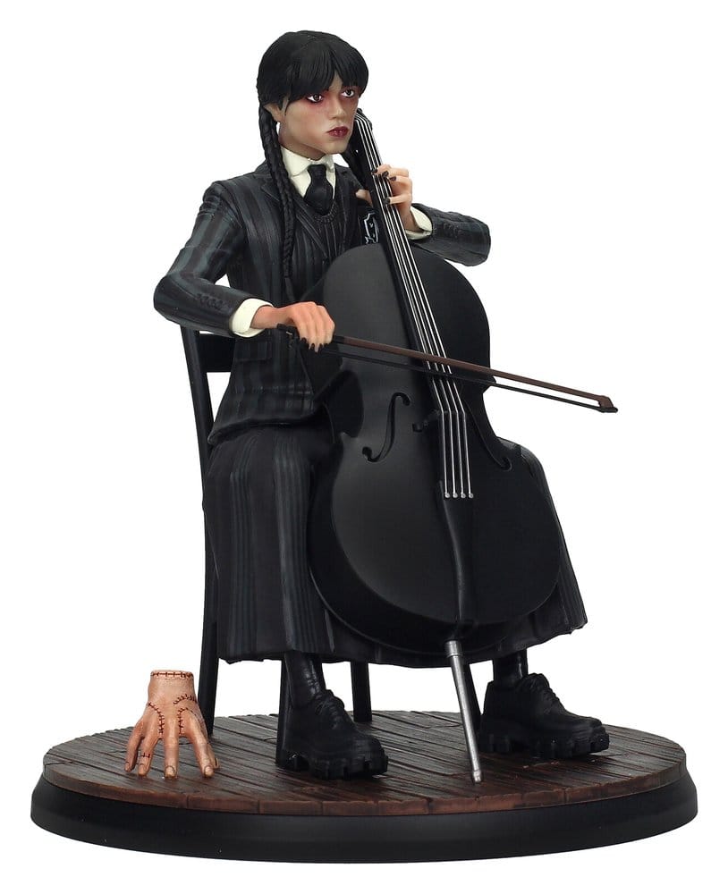 Wednesday Cello-Figur mit figurativem Schlüsselanhänger 20 cm