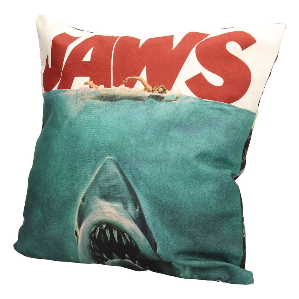 Jaws Kissen Poster Collage 45 cm     