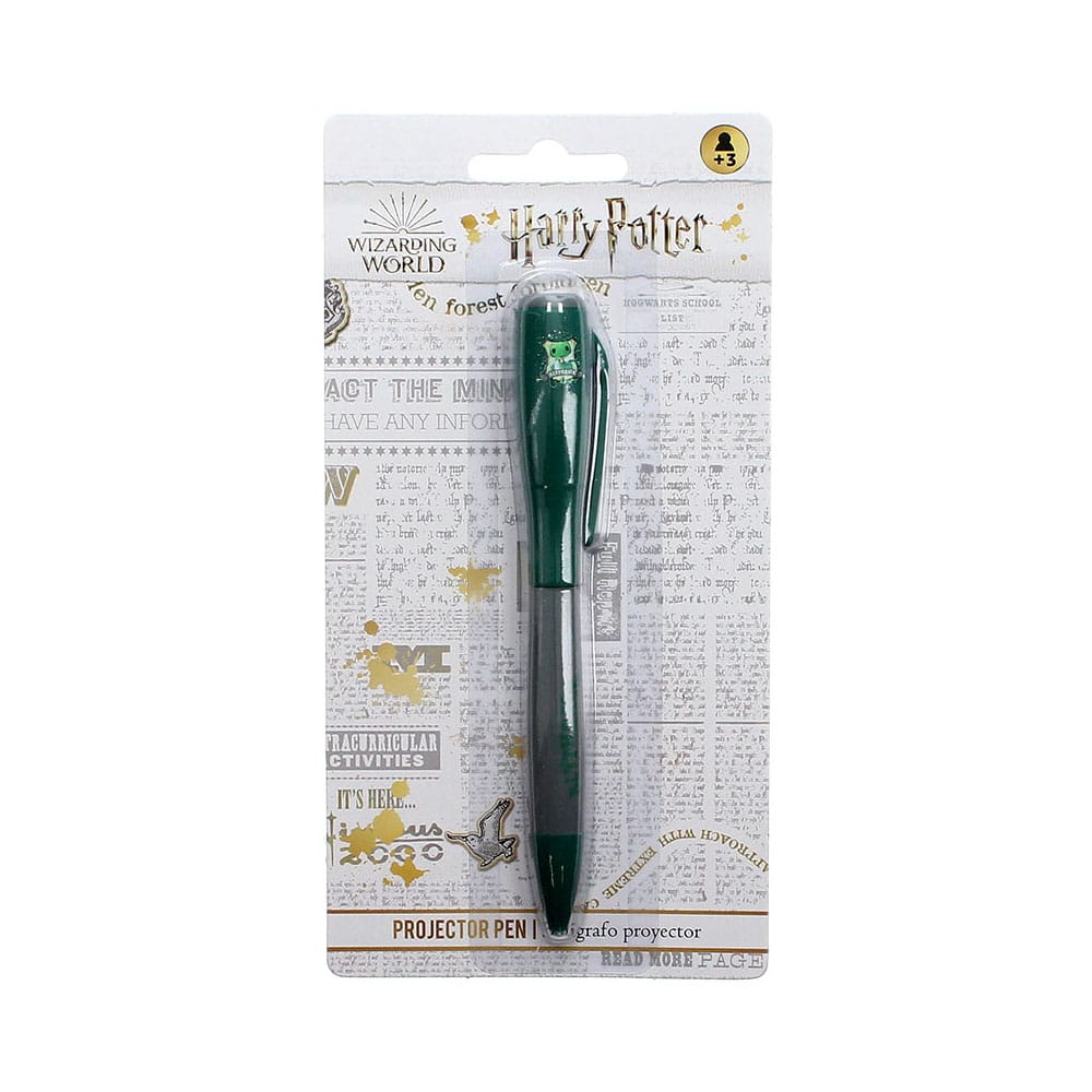 Harry Potter Kugelschreiber mit Licht-Projektor Slytherin 