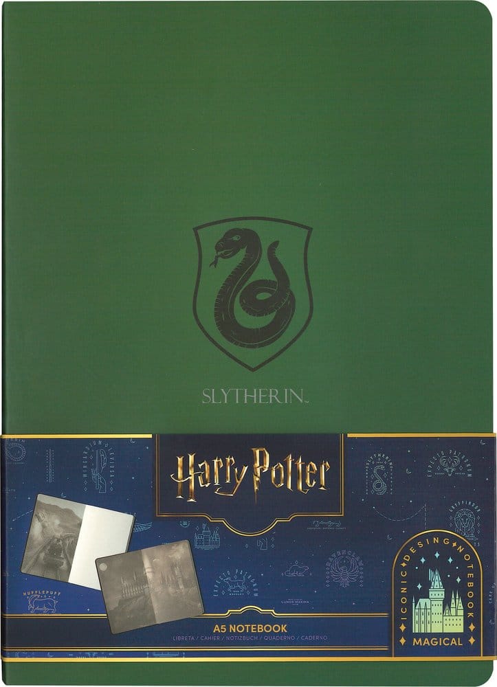 Harry Potter Softcover Notizbuch Slytherin 21 cm
