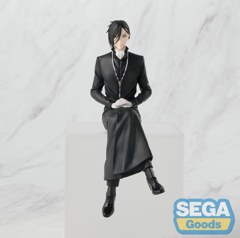 Black Butler: Boarding School Arc PM Perching PVC Statue Sebastian Michaelis 16 cm   