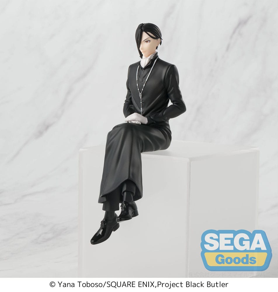 Black Butler: Boarding School Arc PM Perching PVC Statue Sebastian Michaelis 16 cm   