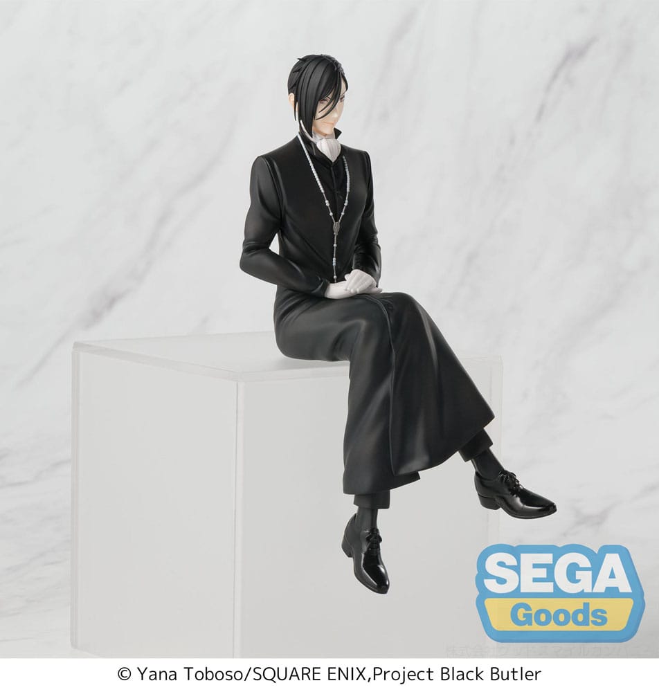 Black Butler: Boarding School Arc PM Perching PVC Statue Sebastian Michaelis 16 cm   