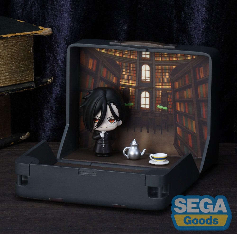 Black Butler: Boarding School Arc Petite World Memories Mini Figur Sebastian Michaelis (EX) 8 cm    