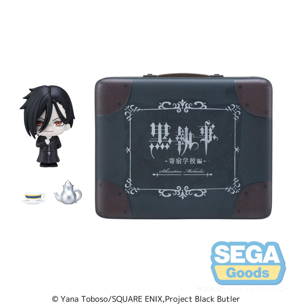 Black Butler: Boarding School Arc Petite World Memories Mini Figur Sebastian Michaelis (EX) 8 cm    