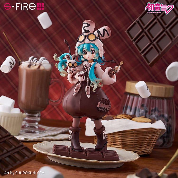 Character Vocal Series 01: Hatsune Miku PVC Statue Hatsune Miku Marshmallow Hot Cocoa 22 cm 