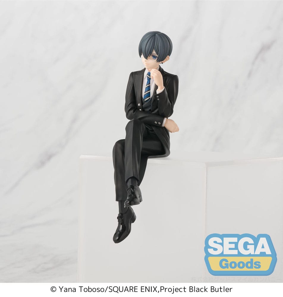 Black Butler: Boarding School Arc PM Perching PVC Statue Ciel Phantomhive 14 cm   