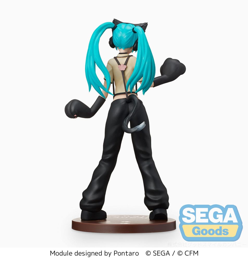 Hatsune Miku Project DIVA Arcade Future Tone SPM PVC Statue Hatsune Miku Kitty Cat 23 cm 