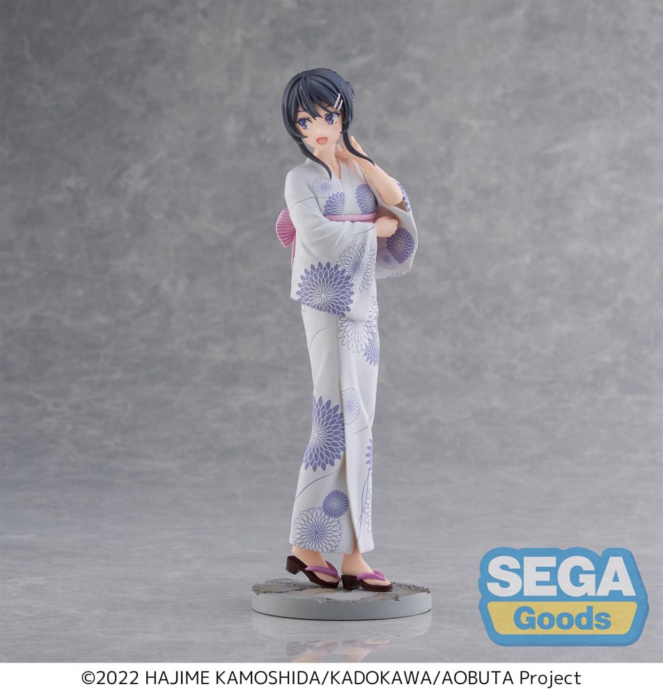 Rascal Does Not Dream of Bunny Girl Senpai Luminasta PVC Statue Mai Sakurajima Yukata 22 cm 