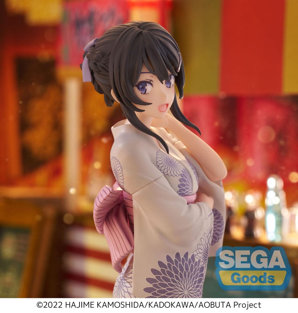 Rascal Does Not Dream of Bunny Girl Senpai Luminasta PVC Statue Mai Sakurajima Yukata 22 cm 