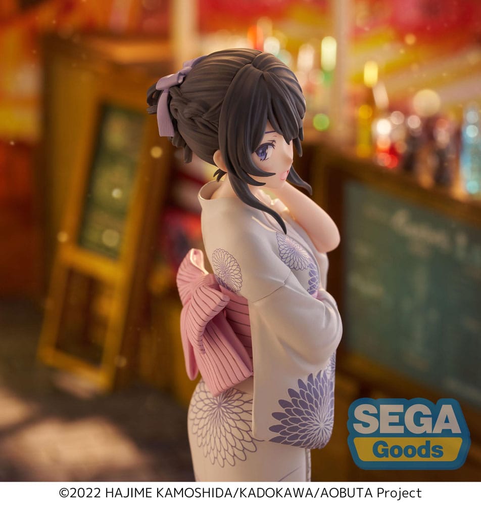 Rascal Does Not Dream of Bunny Girl Senpai Luminasta PVC Statue Mai Sakurajima Yukata 22 cm 