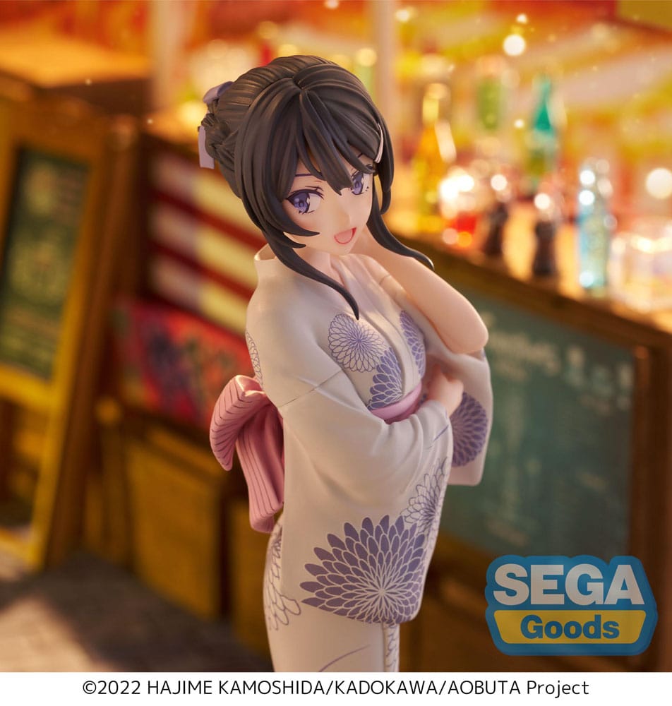 Rascal Does Not Dream of Bunny Girl Senpai Luminasta PVC Statue Mai Sakurajima Yukata 22 cm 