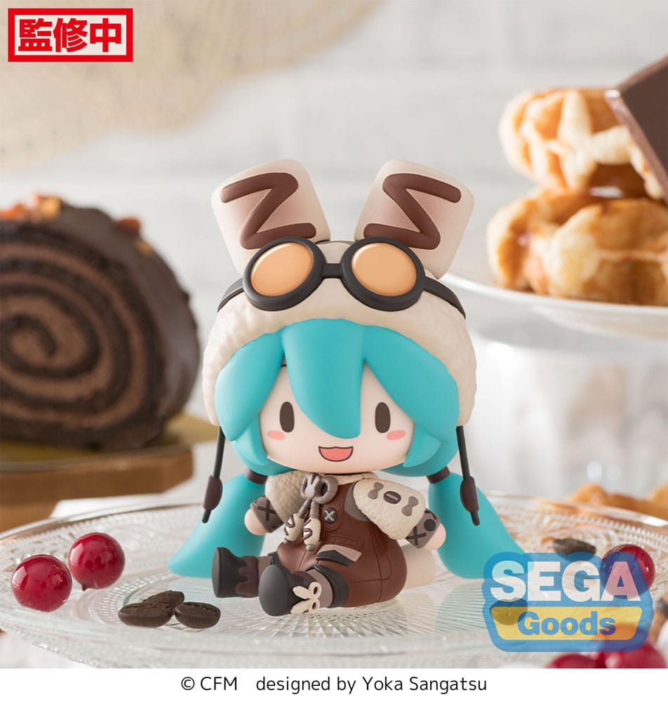Character Vocal Series 01: Hatsune Miku Fuwa Petit Chibi Figur Hatsune Miku Marshmallow Hot Cocoa 10 cm         
