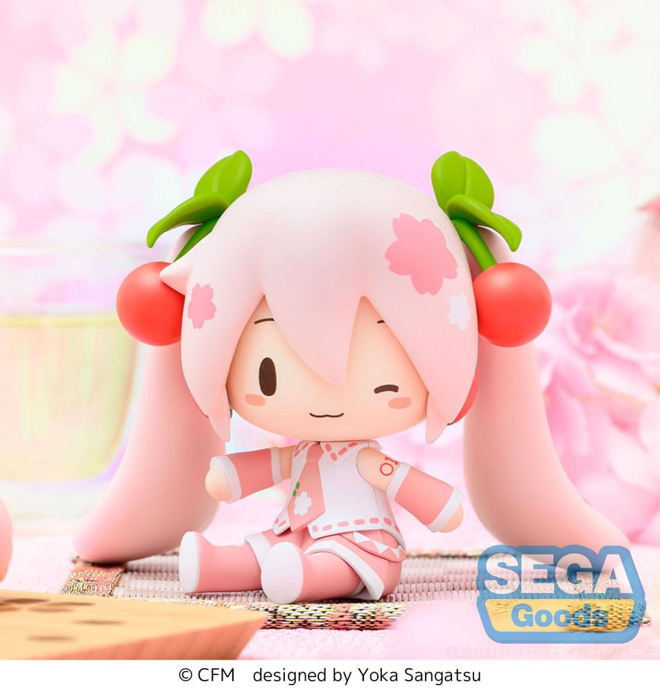 Character Vocal Series 01: Hatsune Miku Fuwa Petit Chibi Figur Sakura Miku 8 cm 