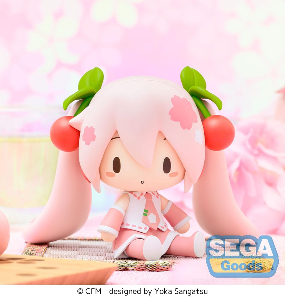 Character Vocal Series 01: Hatsune Miku Fuwa Petit Chibi Figur Sakura Miku 8 cm 
