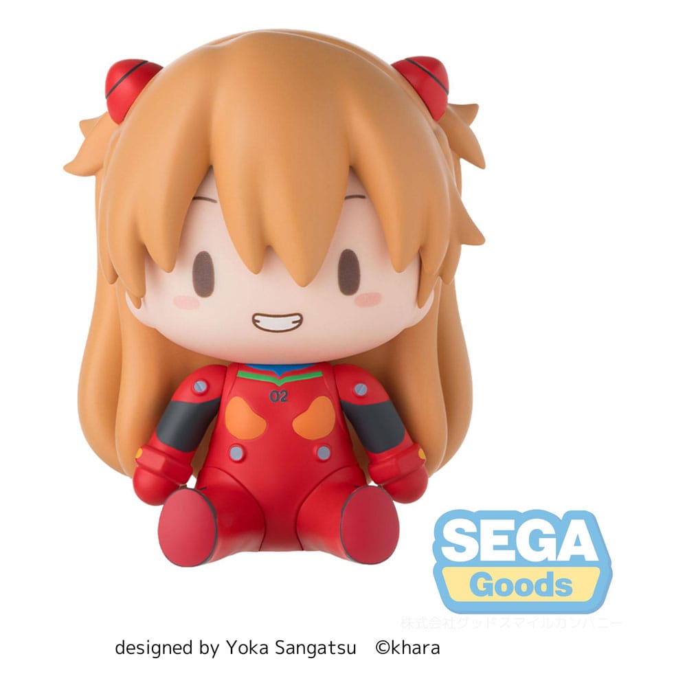 Evangelion: New Theatrical Edition Fuwa Petit Chibi Figur Asuka Plug Suit 8 cm 