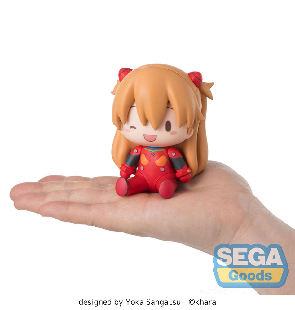 Evangelion: New Theatrical Edition Fuwa Petit Chibi Figur Asuka Plug Suit 8 cm 