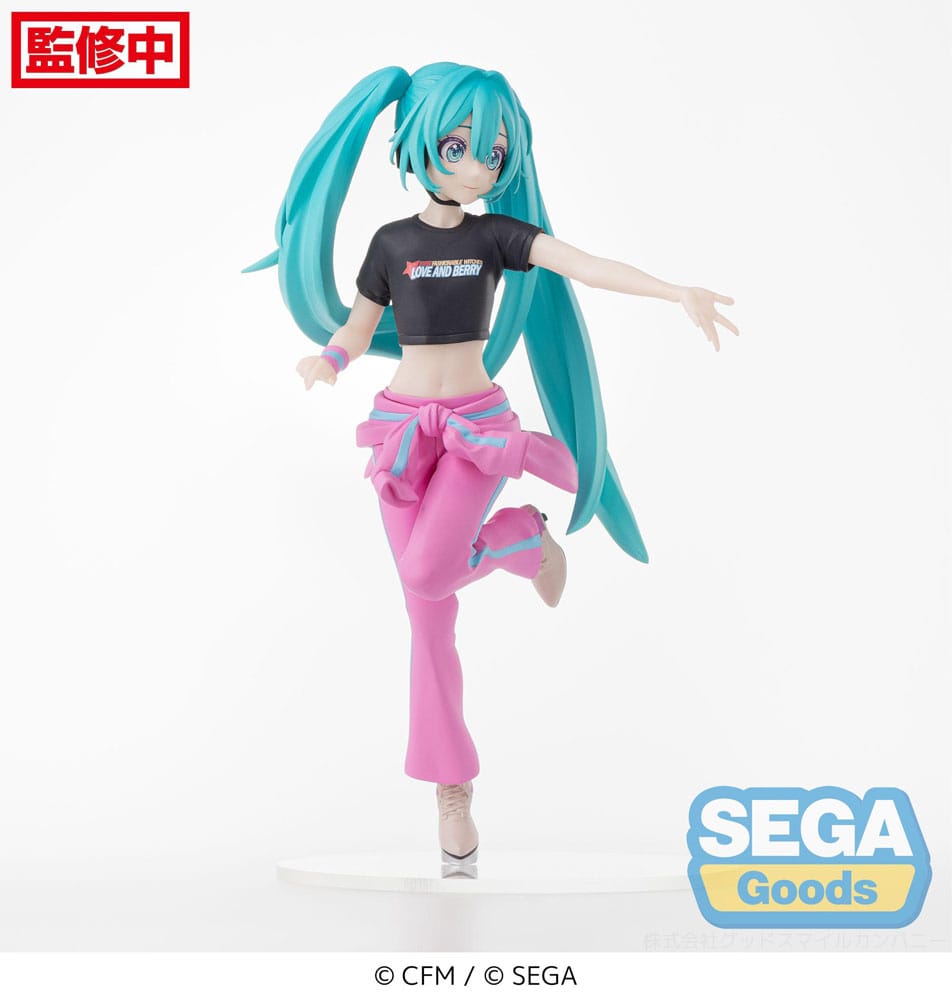 Hatsune Miku x Love and Berry Dress Up and Dance! Desktop x Decorate Collections PVC Statue Hatsune Miku Berry Costume Ver. 17 cm  