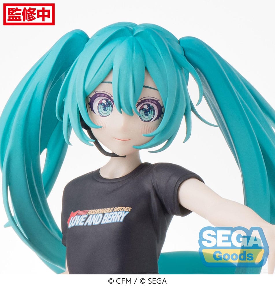 Hatsune Miku x Love and Berry Dress Up and Dance! Desktop x Decorate Collections PVC Statue Hatsune Miku Berry Costume Ver. 17 cm  
