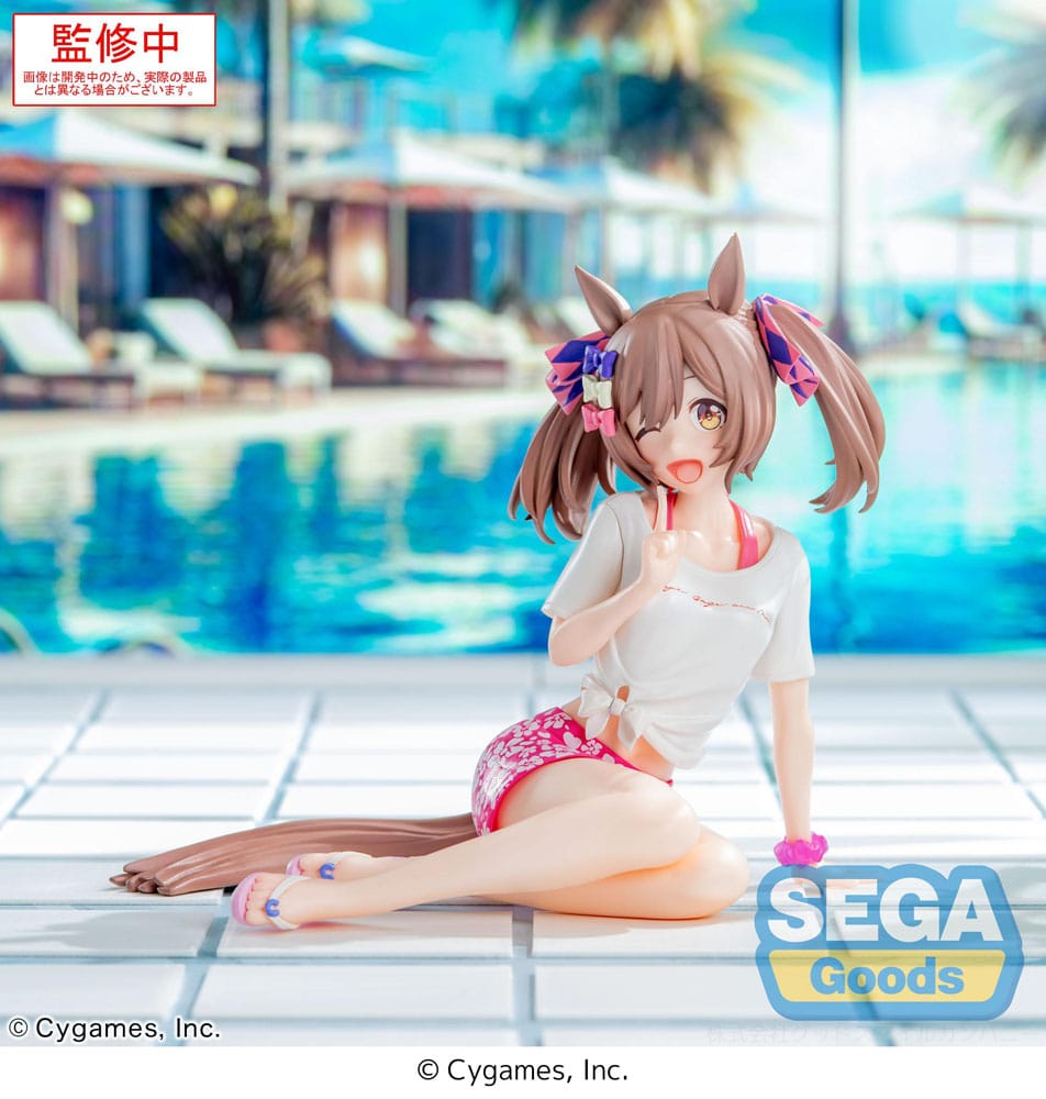 Uma Musume Pretty Derby Yumemirize PVC Statue Smart Falcon Gaze on Me! 14 cm                 