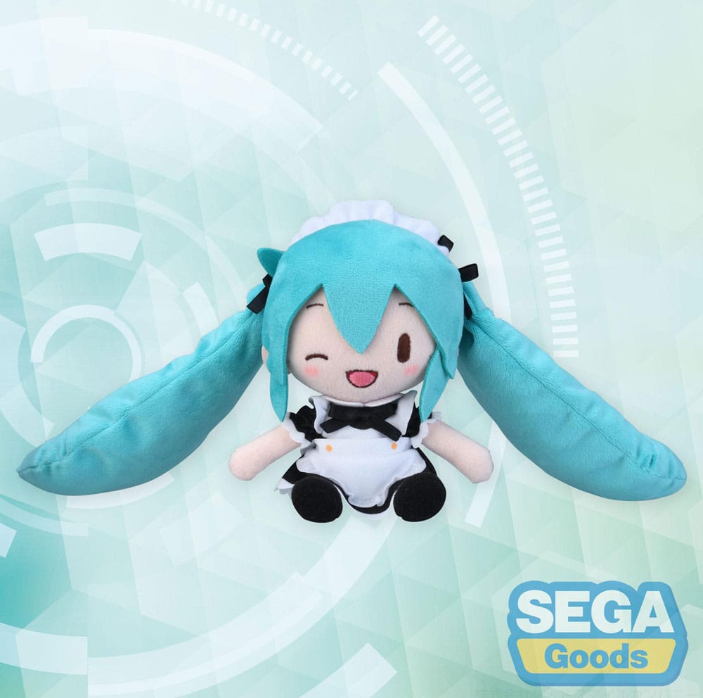 Hatsune Miku Project Diva Arcade Fuwa Petit Mini Plüschfigur Hatsune Miku Maid Ver. (EX) 16 cm     