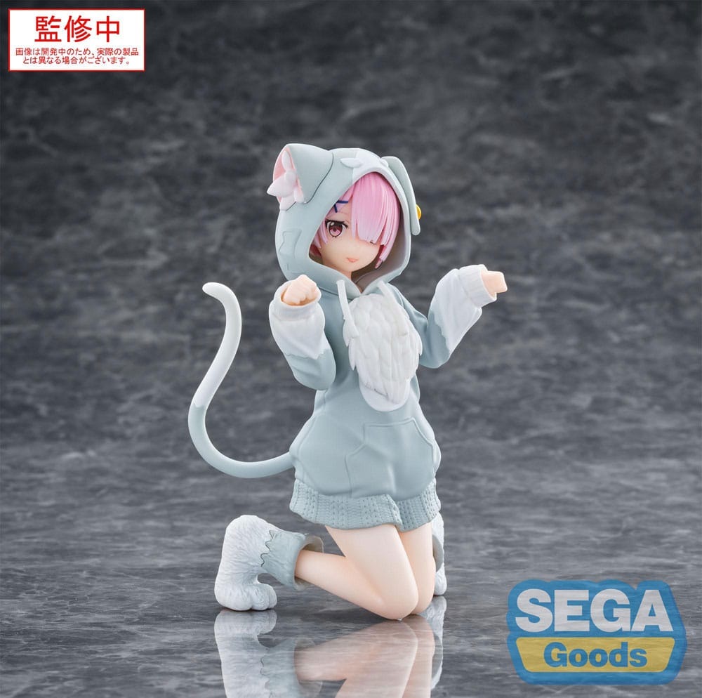 Re:Zero Starting Life in Another World Yumemirize PVC Statue Ram Mofumofu Pack 11 cm               