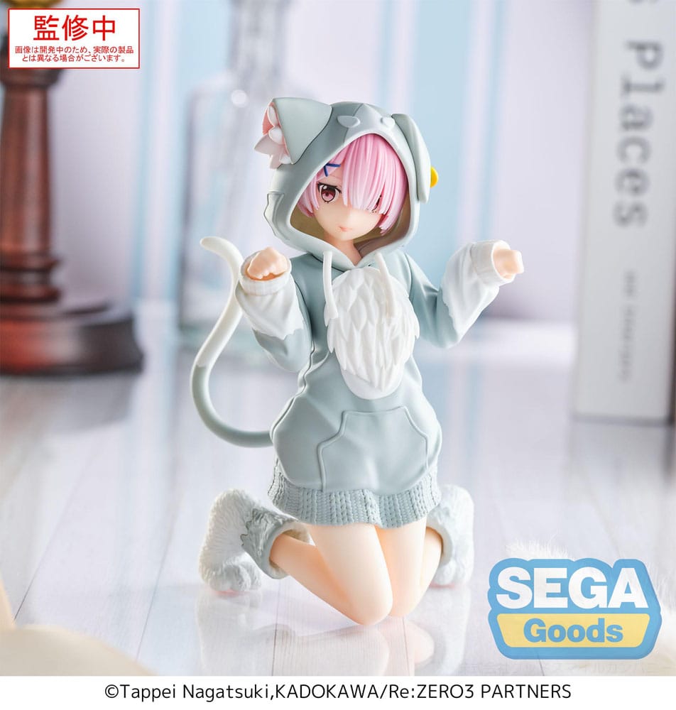 Re:Zero Starting Life in Another World Yumemirize PVC Statue Ram Mofumofu Pack 11 cm               