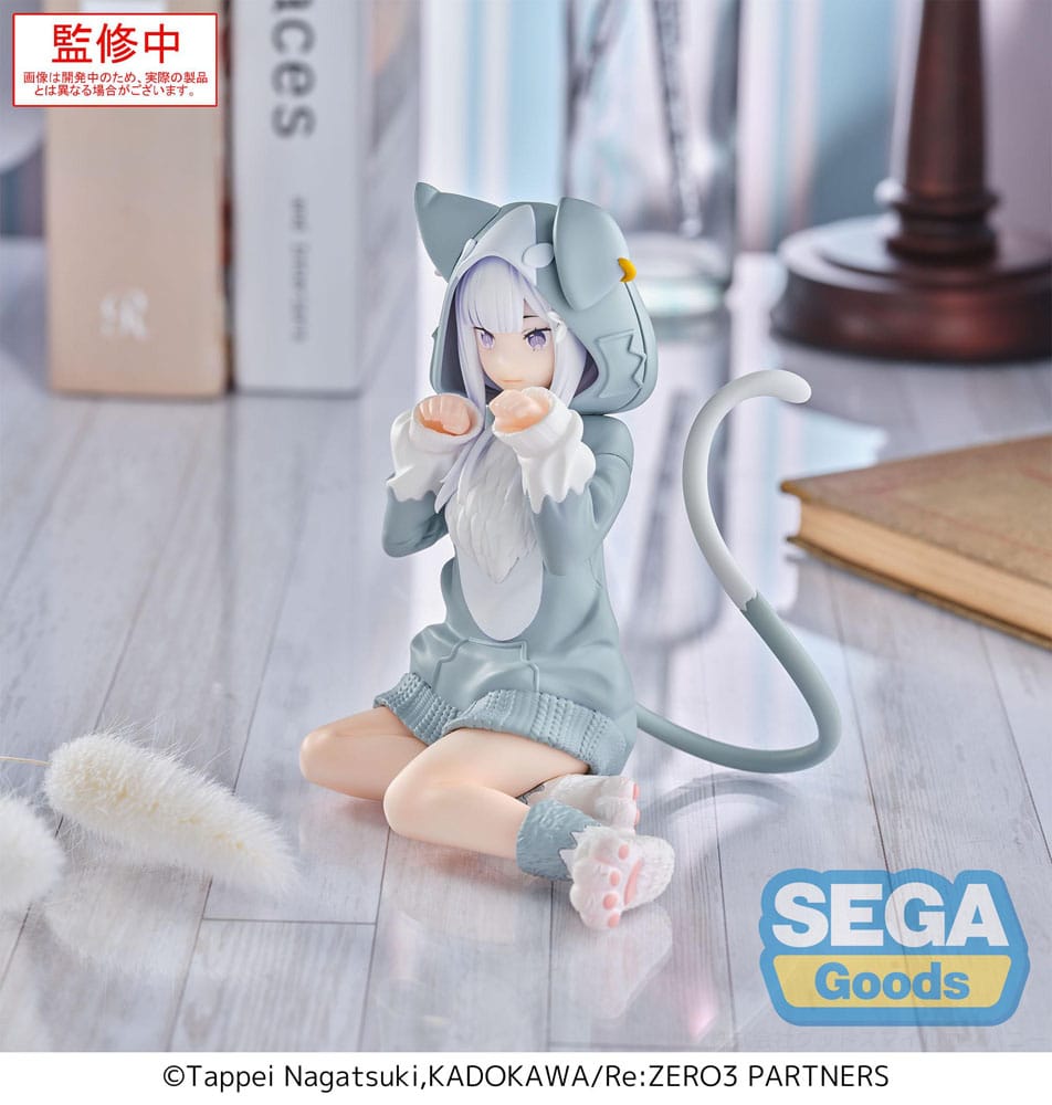 Re:Zero Starting Life in Another World Yumemirize PVC Statue Emilia Mofumofu Pack 11 cm               