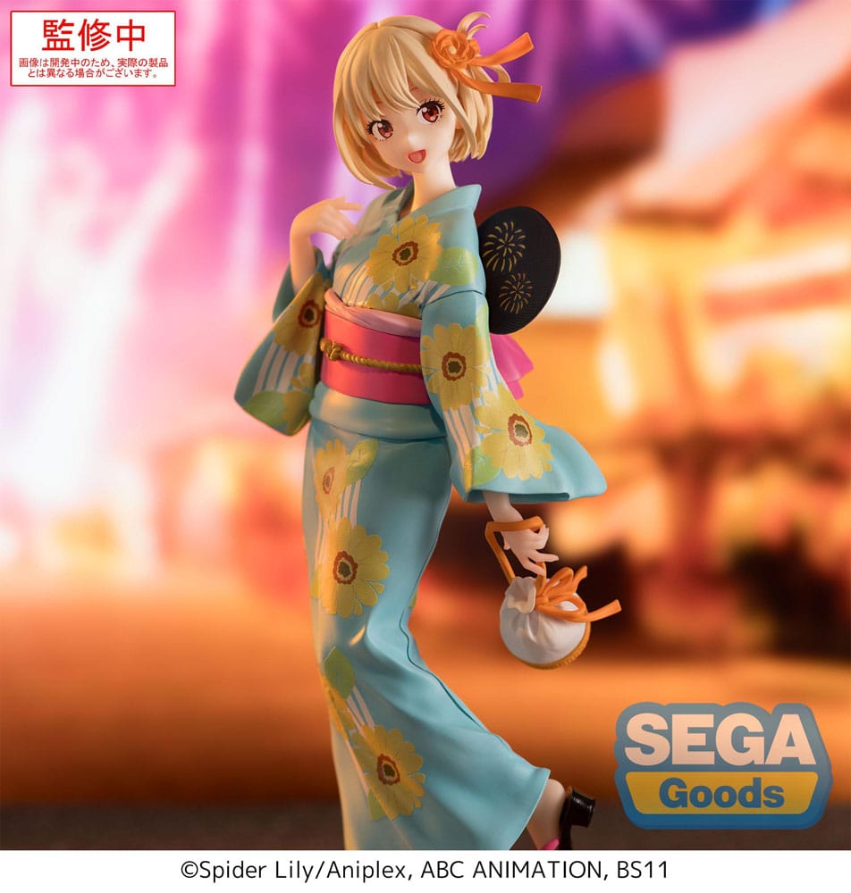 Lycoris Recoil Luminasta PVC Statue Chisato Nishikigi Festival in Yukata 19 cm 