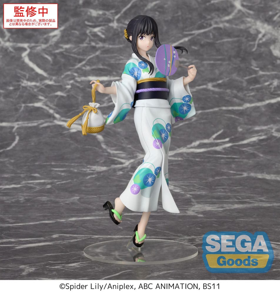 Lycoris Recoil Luminasta PVC Statue Takina Inoue Festival in Yukata 19 cm 