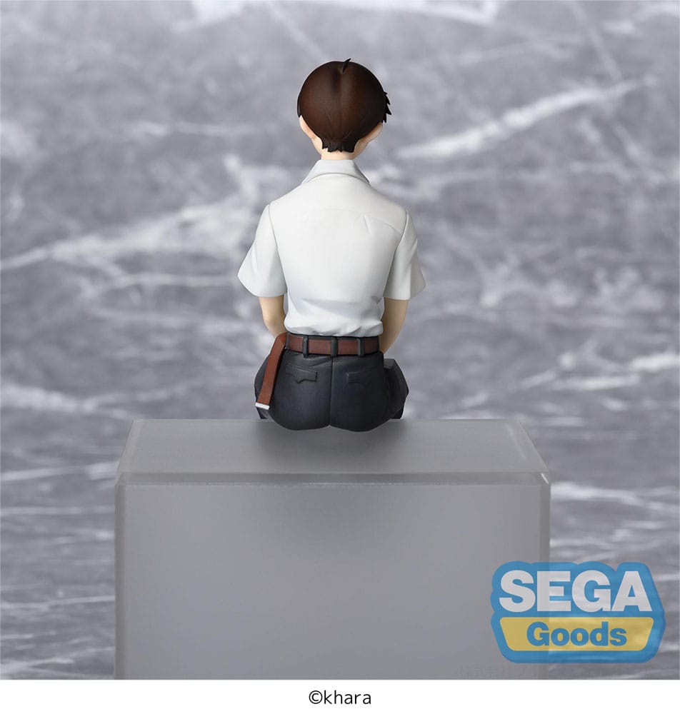 Rebuild of Evangelion PM Perching PVC Statue Shinji Ikari Evangelion New Theatrical Edition 14 cm      