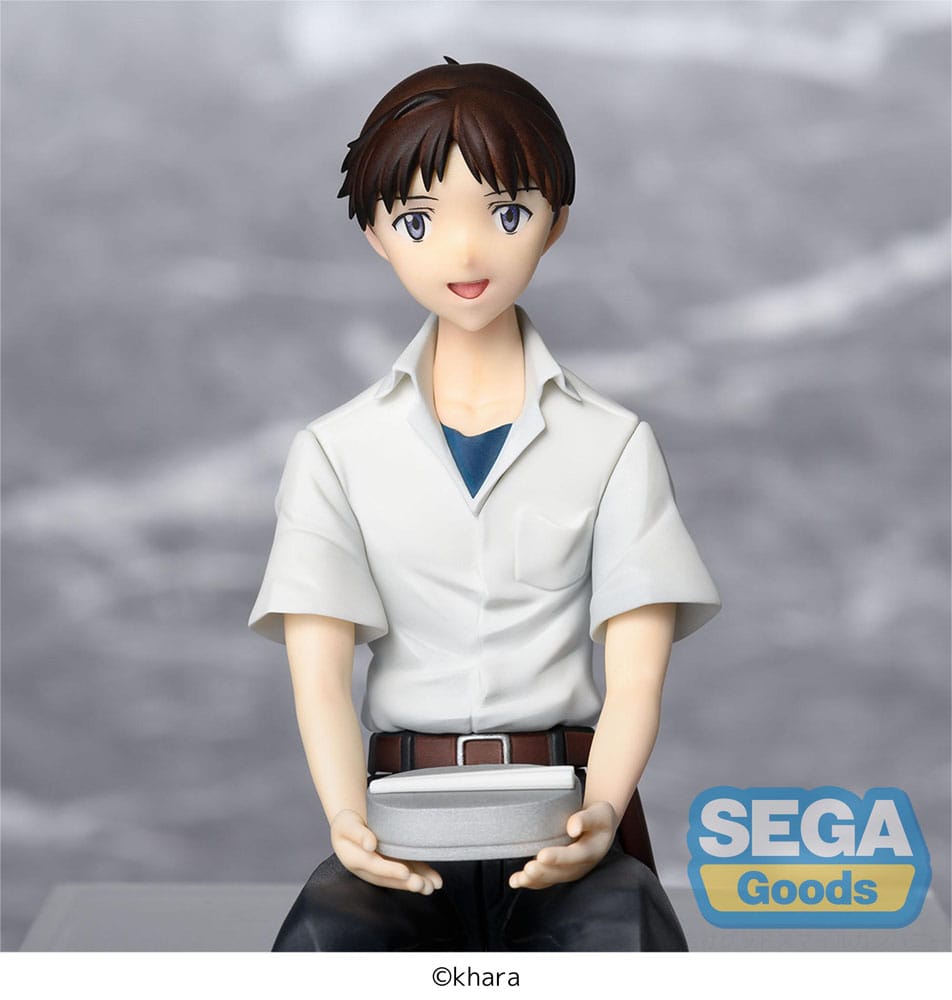 Rebuild of Evangelion PM Perching PVC Statue Shinji Ikari Evangelion New Theatrical Edition 14 cm      