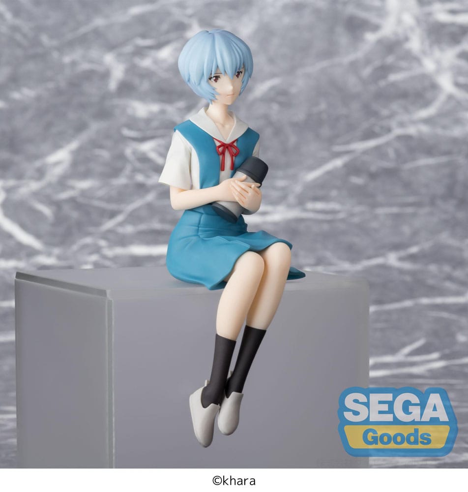 Rebuild of Evangelion PM Perching PVC Statue Rei Ayanami Evangelion New Theatrical Edition 14 cm       