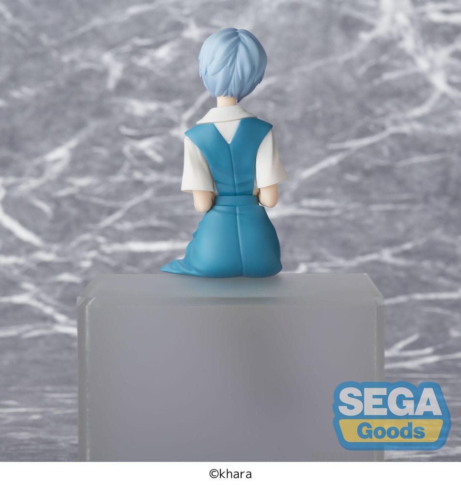 Rebuild of Evangelion PM Perching PVC Statue Rei Ayanami Evangelion New Theatrical Edition 14 cm       