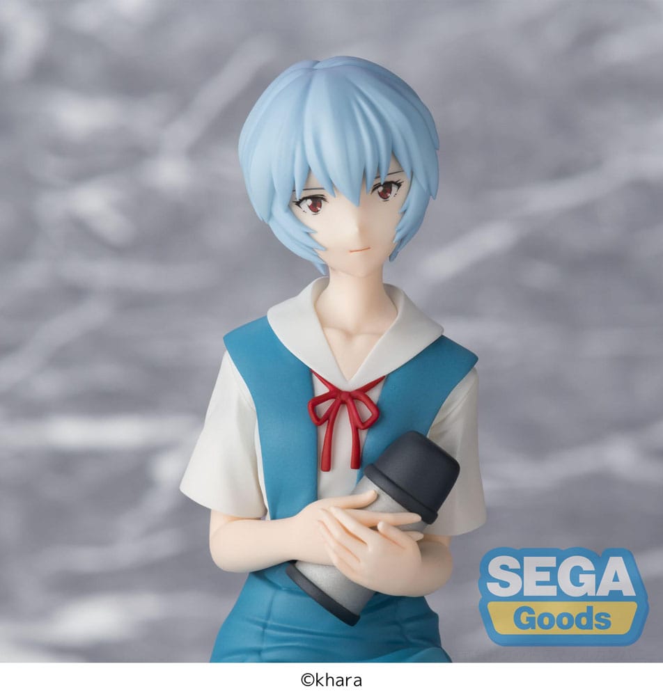 Rebuild of Evangelion PM Perching PVC Statue Rei Ayanami Evangelion New Theatrical Edition 14 cm       