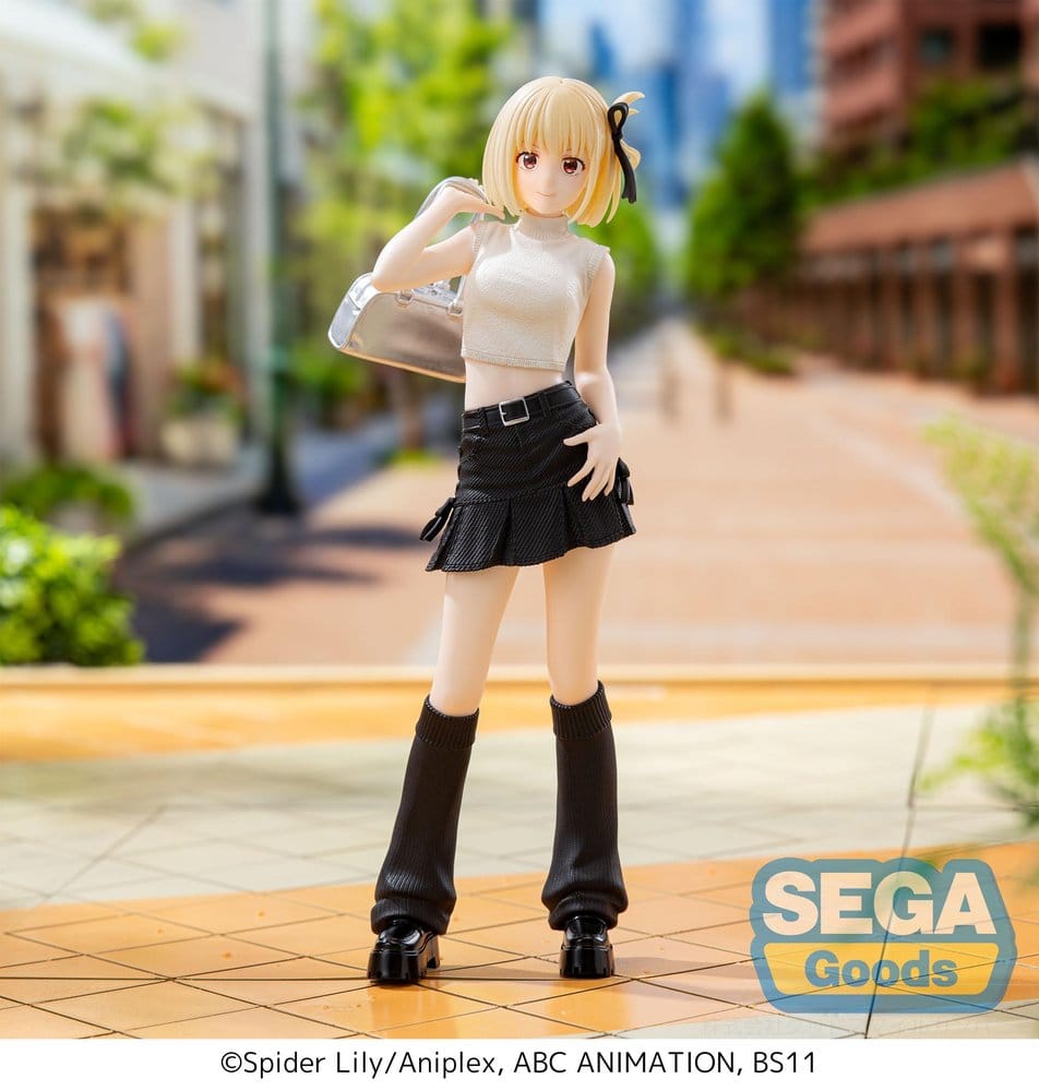 Lycoris Recoil High Premium Figure PVC Figur Chisato Nishikigi Street Snap 20 cm